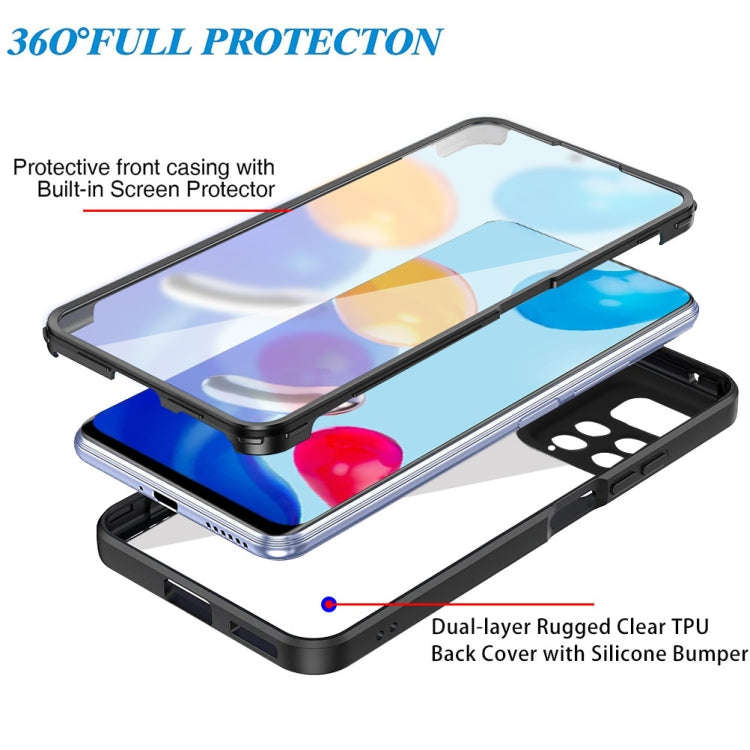 For Xiaomi Redmi Note 11 4G Global Acrylic + TPU 360 Degrees Full Coverage Shockproof Phone Case(...