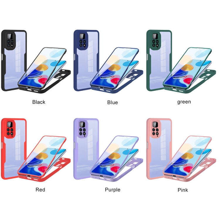 For Xiaomi Redmi Note 11 4G Global Acrylic + TPU 360 Degrees Full Coverage Shockproof Phone Case(...