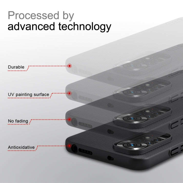 For Xiaomi Redmi Note 11S NILLKIN Frosted PC Phone Case(White)