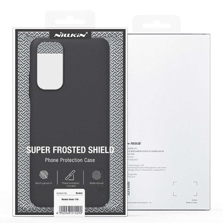 For Xiaomi Redmi Note 11S NILLKIN Frosted PC Phone Case(White)