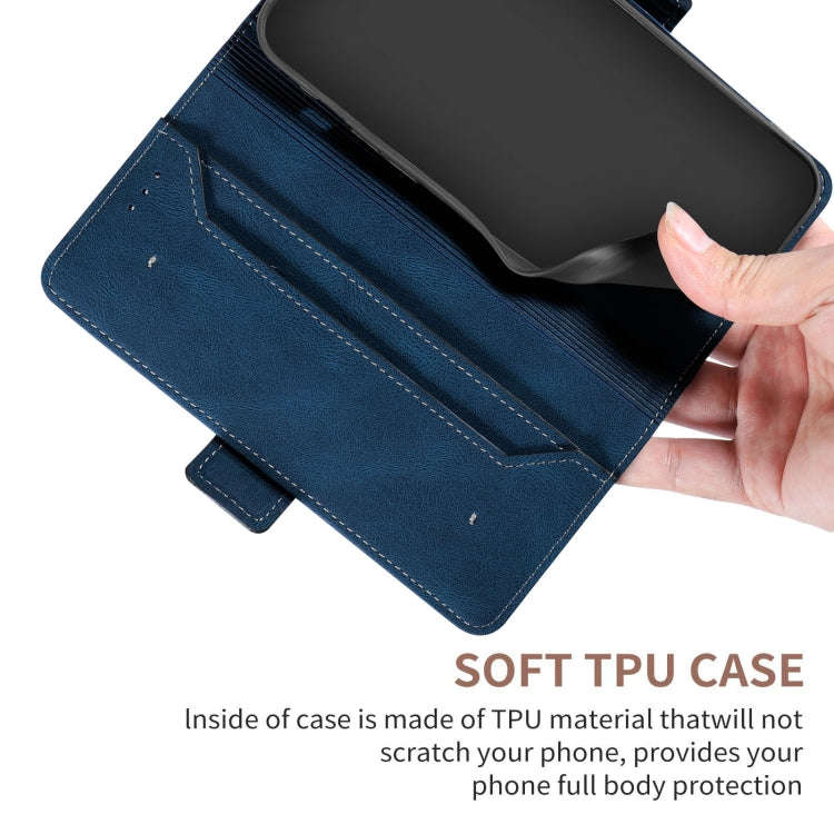 For Xiaomi Redmi 9 Stitching Side-Magnetic RFID Leather Phone Case(Royal Blue)