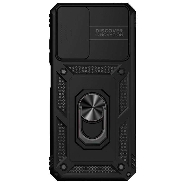 For Xiaomi Redmi 10 Sliding Camshield Holder Phone Case(Black)