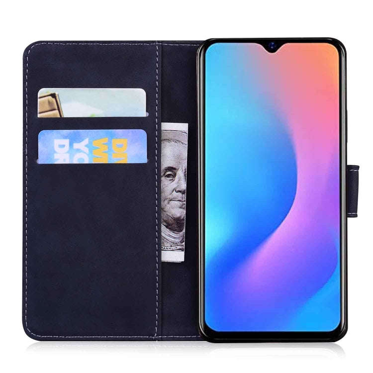 For Blackview A60 Pro Skin Feel Pure Color Flip Leather Phone Case(Black)