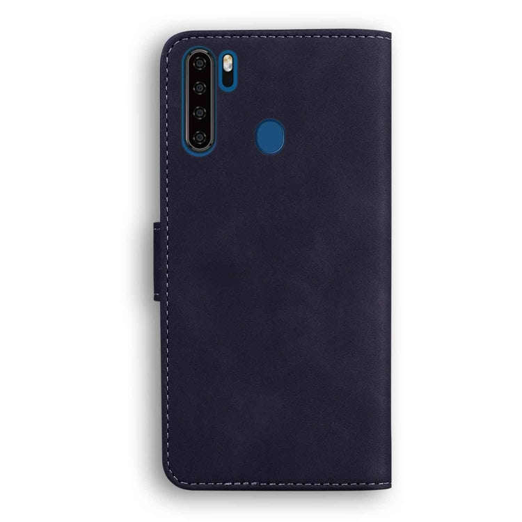 For Blackview A80 Pro Skin Feel Pure Color Flip Leather Phone Case(Black)