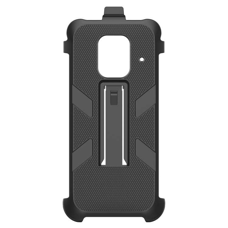 For Ulefone Power Armor 14 Pro Ulefone Back Clip Phone Case with Carabiner(Black)