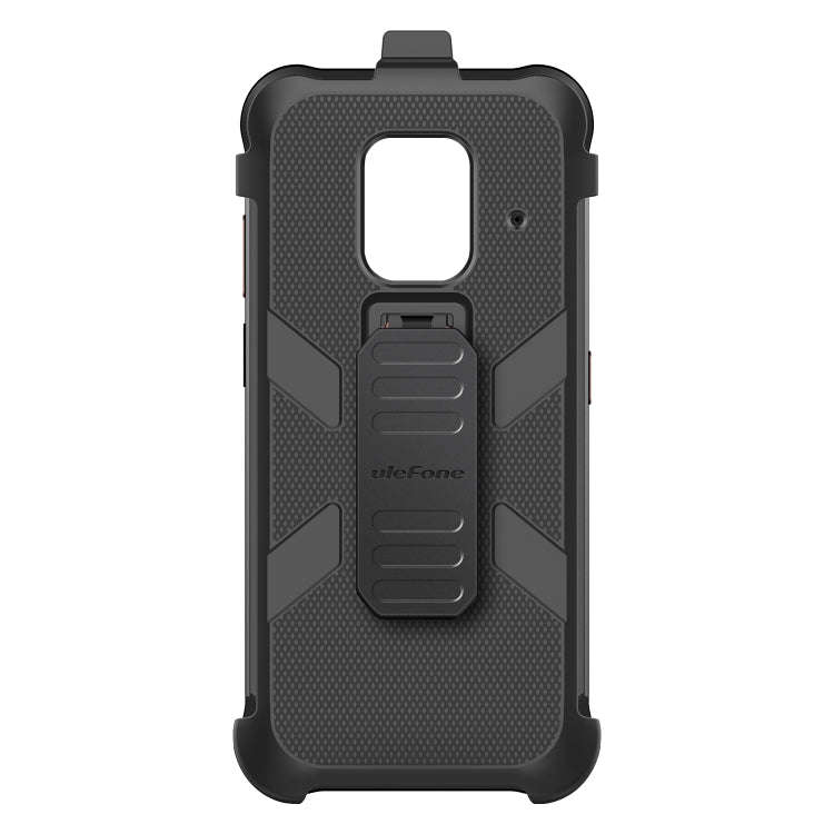 For Ulefone Power Armor 14 Pro Ulefone Back Clip Phone Case with Carabiner(Black)