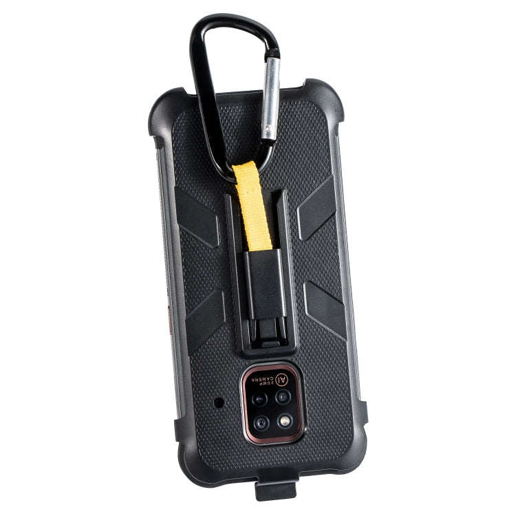 For Ulefone Power Armor 14 Pro Ulefone Back Clip Phone Case with Carabiner(Black)