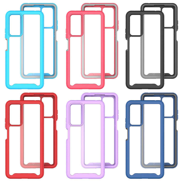 For Xiaomi Redmi Note 11 Pro Global Starry Sky Solid Color Series PC + TPU Phone Case(Rose Red)