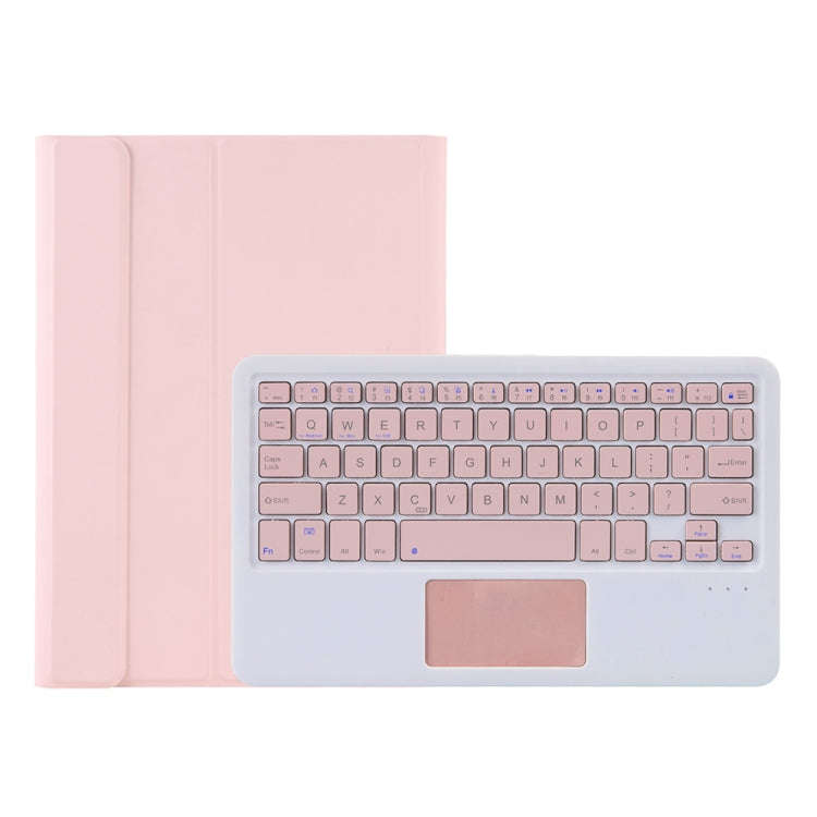 A610B-A Candy Color Bluetooth Keyboard Leather Case with Pen Slot & Touchpad For Samsung Galaxy T...