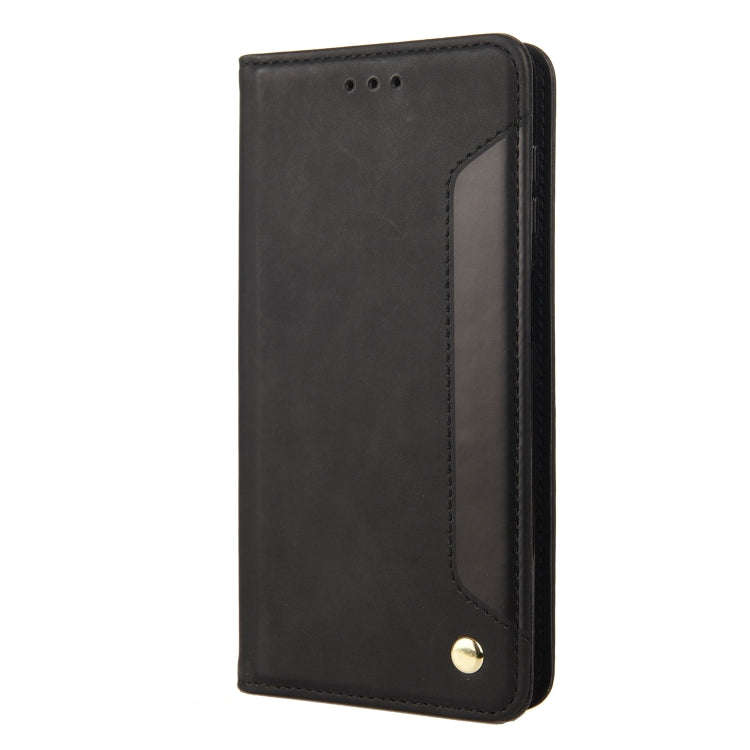 For Xiaomi Redmi 10A Skin Feel Splicing Leather Phone Case(Black)