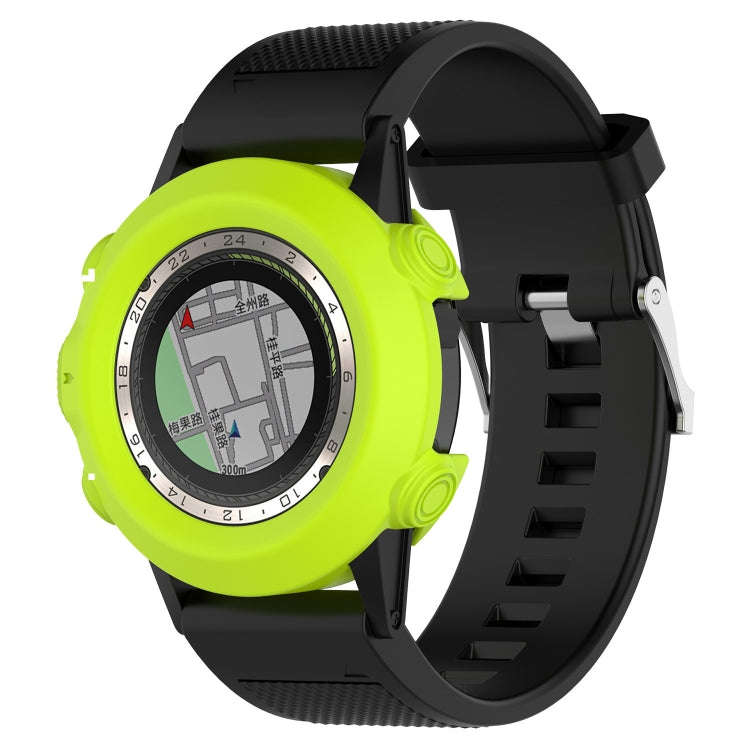 For Garmin Fenix 2 Silicone Protective Case(Lime)