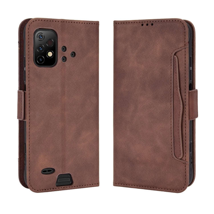 For Umidigi Bison GT2 5G / GT2 Pro 5G Skin Feel Calf Pattern Leather Phone Case(Brown)