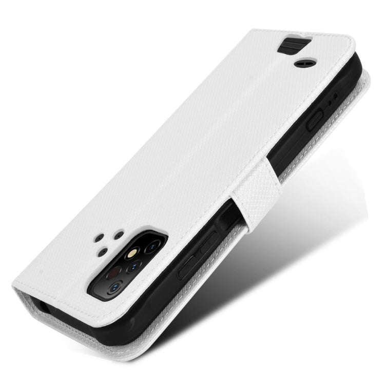 For Umidigi Bison GT2 5G / GT2 Pro 5G Diamond Texture Leather Phone Case(White)