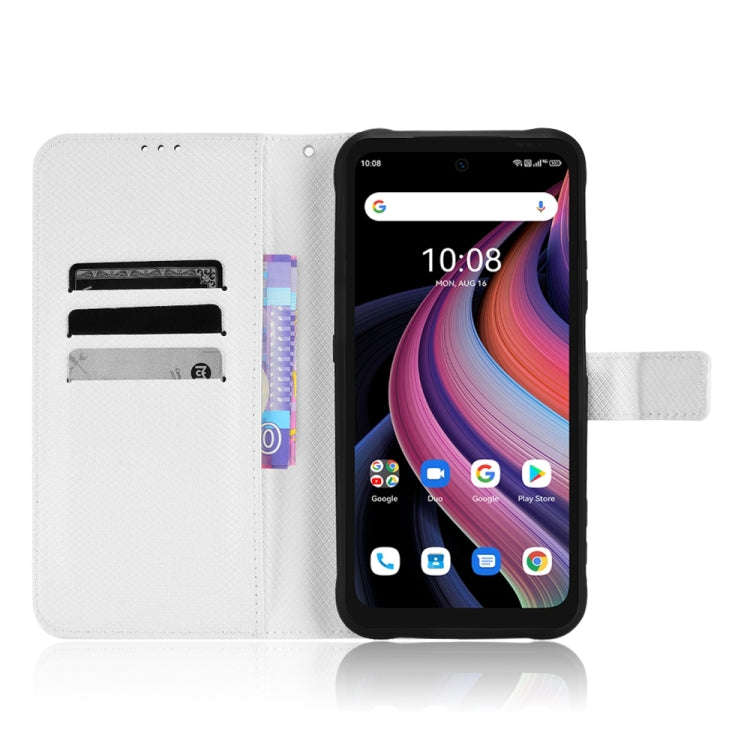 For Umidigi Bison GT2 5G / GT2 Pro 5G Diamond Texture Leather Phone Case(White)