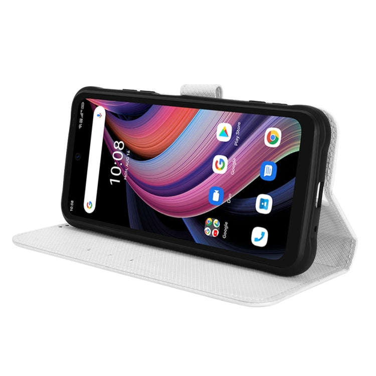 For Umidigi Bison GT2 5G / GT2 Pro 5G Diamond Texture Leather Phone Case(White)