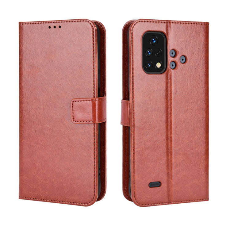 For Umidigi Bison X10S / X10S NFC Crazy Horse Texture Horizontal Flip Phone Leather Case(Brown)