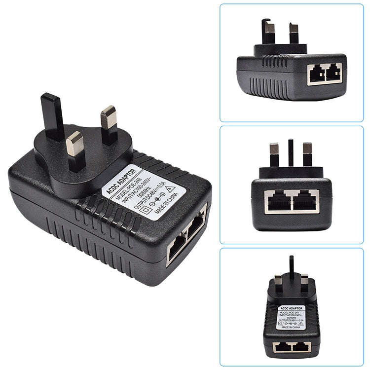 24V 1A Router AP Wireless POE / LAD Power Adapter, UK Plug