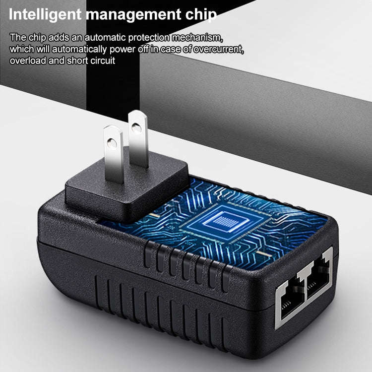 24V 1A Router AP Wireless POE / LAD Power Adapter, US Plug