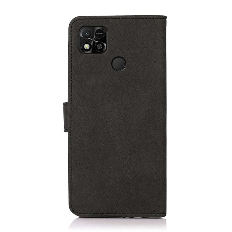 For Xiaomi Redmi 10A KHAZNEH Matte Texture Leather Phone Case(Black)