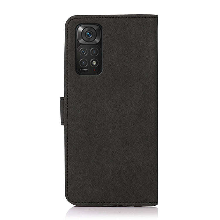 For Xiaomi Redmi Note 11S KHAZNEH Matte Texture Leather Phone Case(Black)