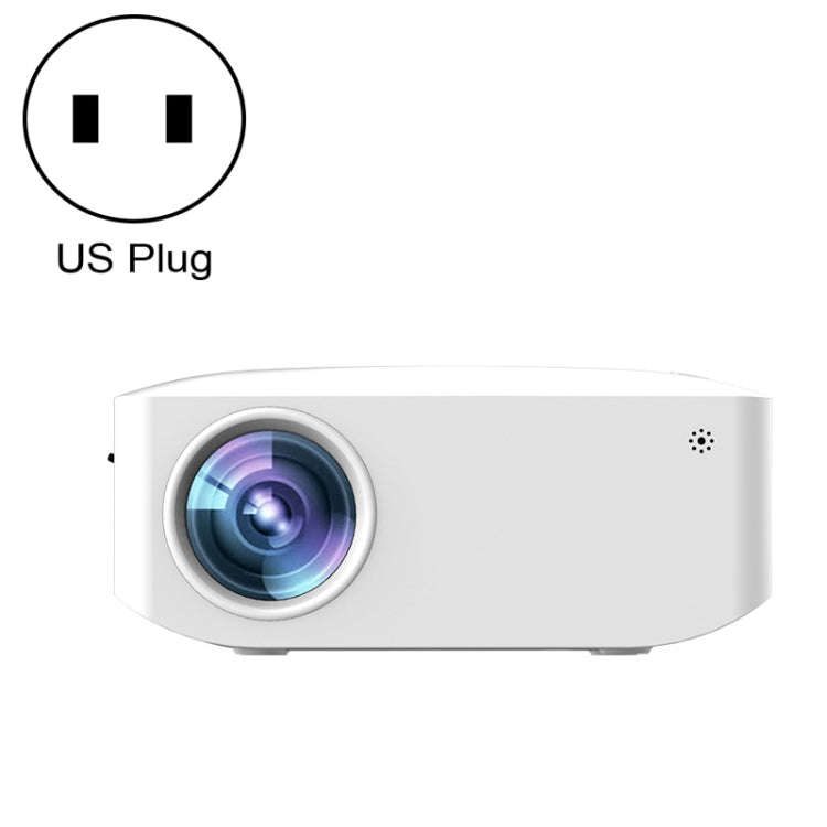 Y2 1280x720P 80ANSI Mini LCD LED Smart Projector, Plug Tpye:US Plug