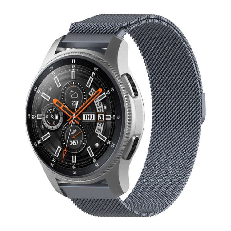 For Galaxy SM R800 46mm Milanese Watch Band(Space Gray)