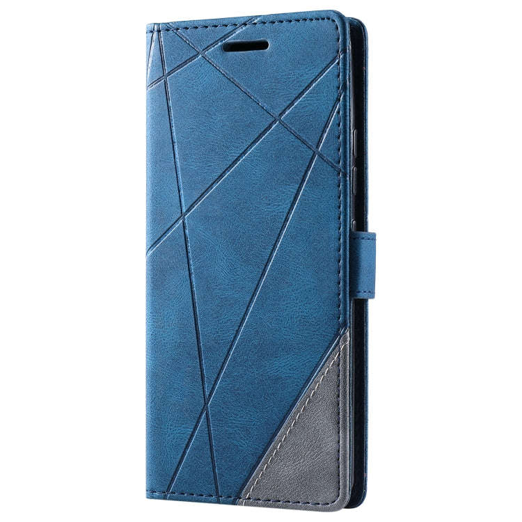 For Xiaomi Redmi Note 11 Pro Skin Feel Splicing Leather Phone Case(Blue)