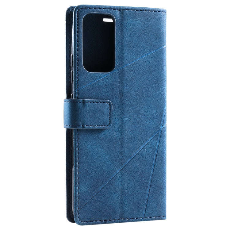 For Xiaomi Redmi Note 11 Pro Skin Feel Splicing Leather Phone Case(Blue)