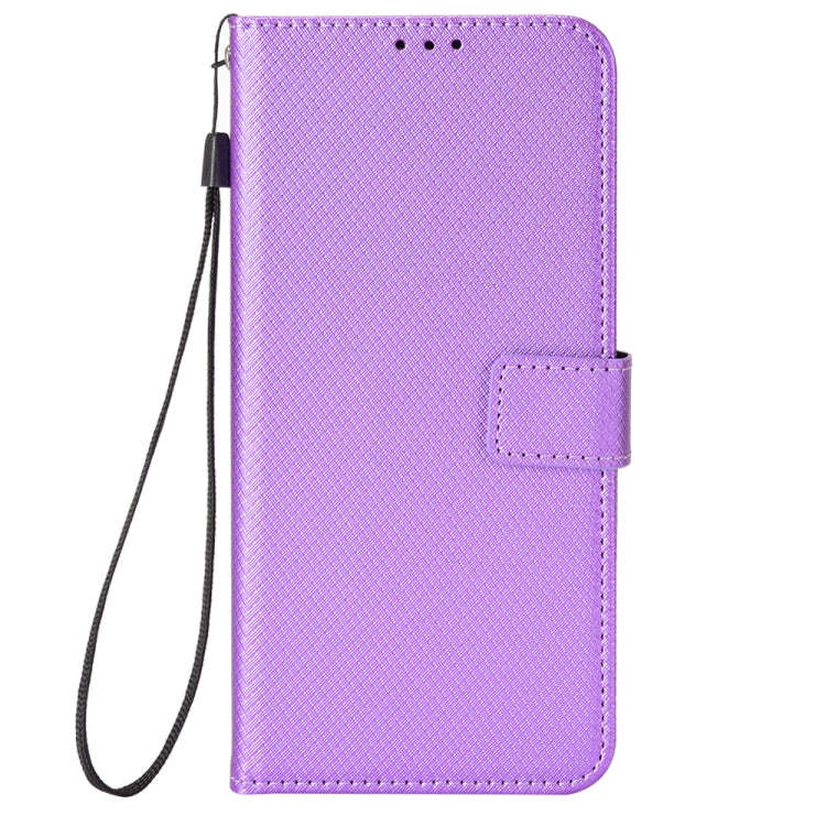 For Blackview A55 Pro Diamond Texture Leather Phone Case(Purple)