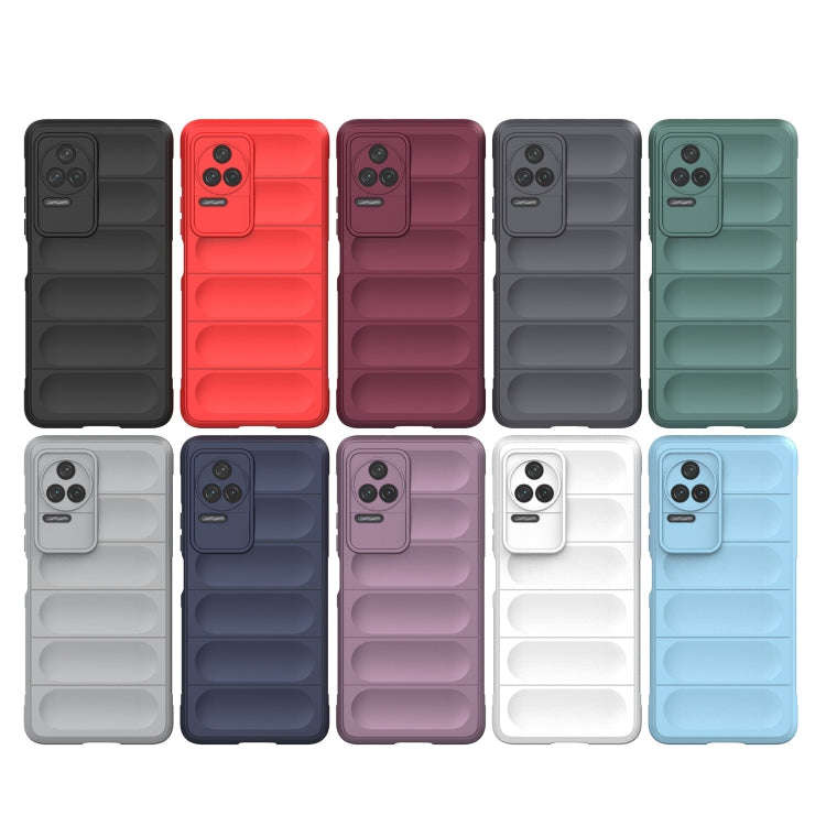For Xiaomi Redmi K50 Pro Magic Shield TPU + Flannel Phone Case(Black)