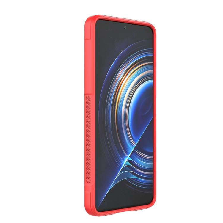 For Xiaomi Redmi K50 Pro Magic Shield TPU + Flannel Phone Case(Black)