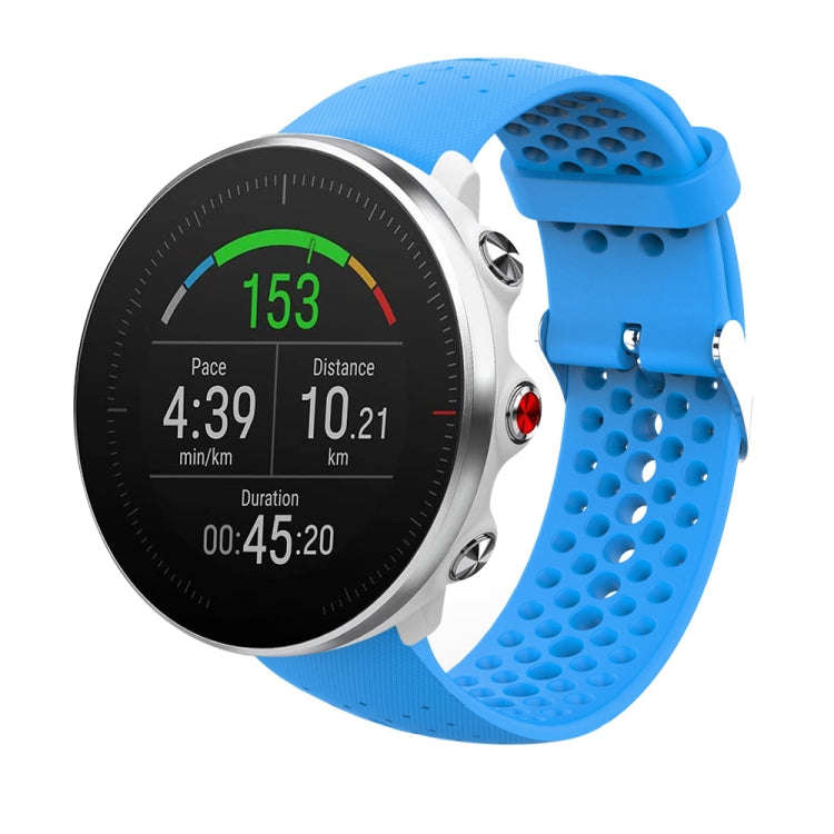 For POLAR Vantage M Silicone Watch Band(Blue)