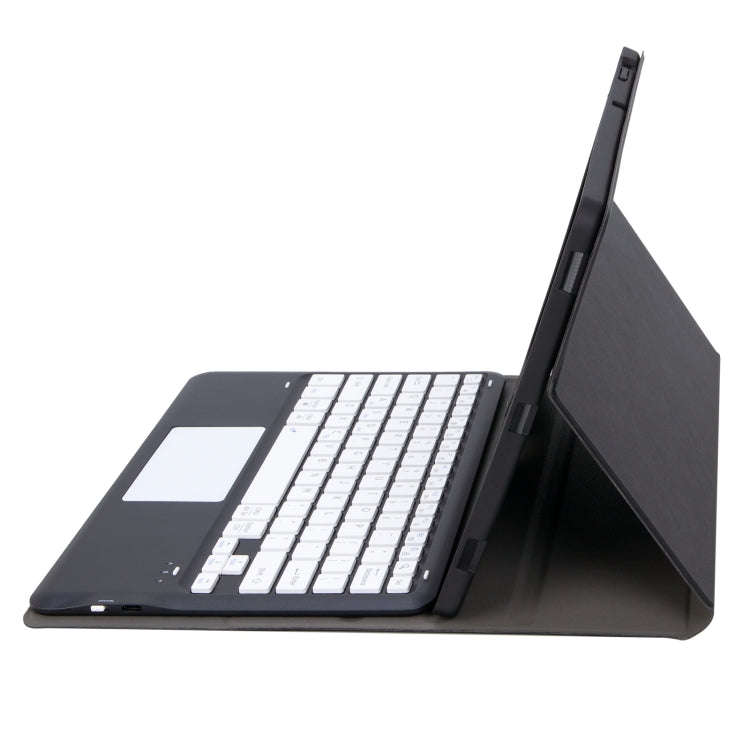 T12B-A Detachable Touch Pad Bluetooth Keyboard Leather Tablet Case For iPad Air 13 2025 / 2024 / ...
