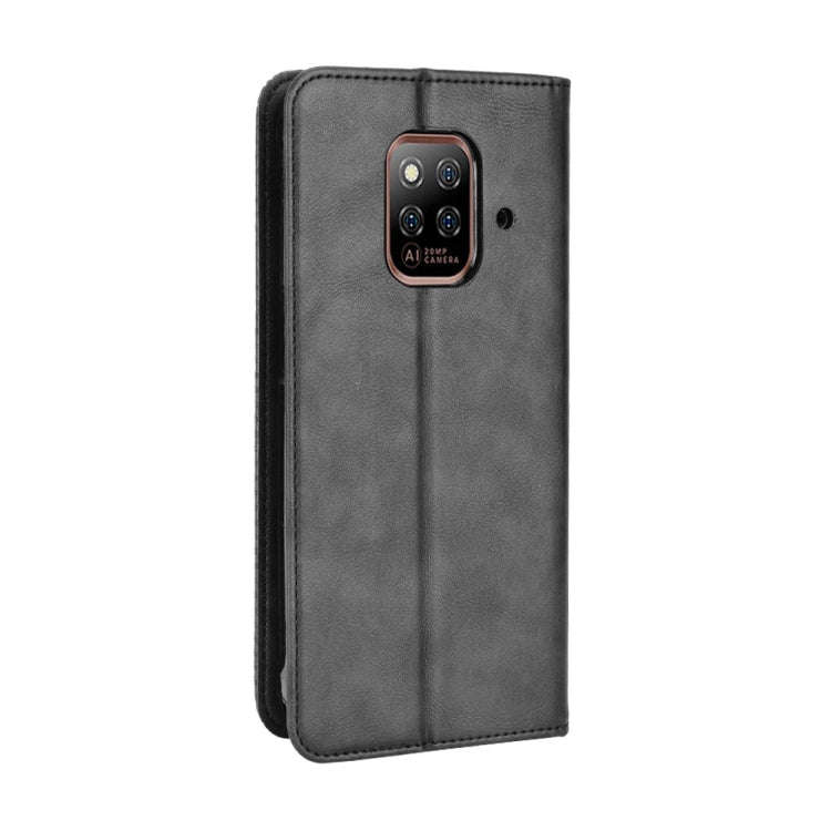 For Ulefone Power Armor 14 / 14 Pro Magnetic Buckle Retro Texture Leather Phone Case(Black)