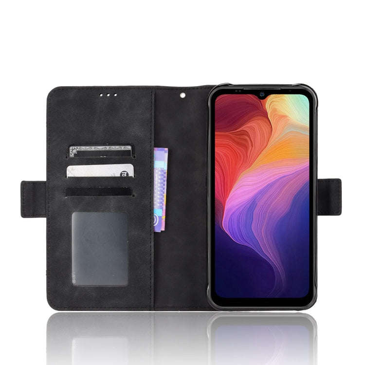 For Ulefone Power Armor 14 / 14 Pro Skin Feel Calf Texture Card Slots Leather Phone Case(Black)