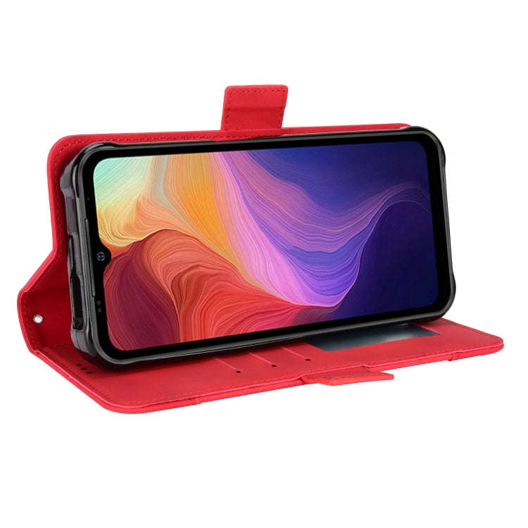 For Ulefone Power Armor 14 / 14 Pro Skin Feel Calf Texture Card Slots Leather Phone Case(Red)