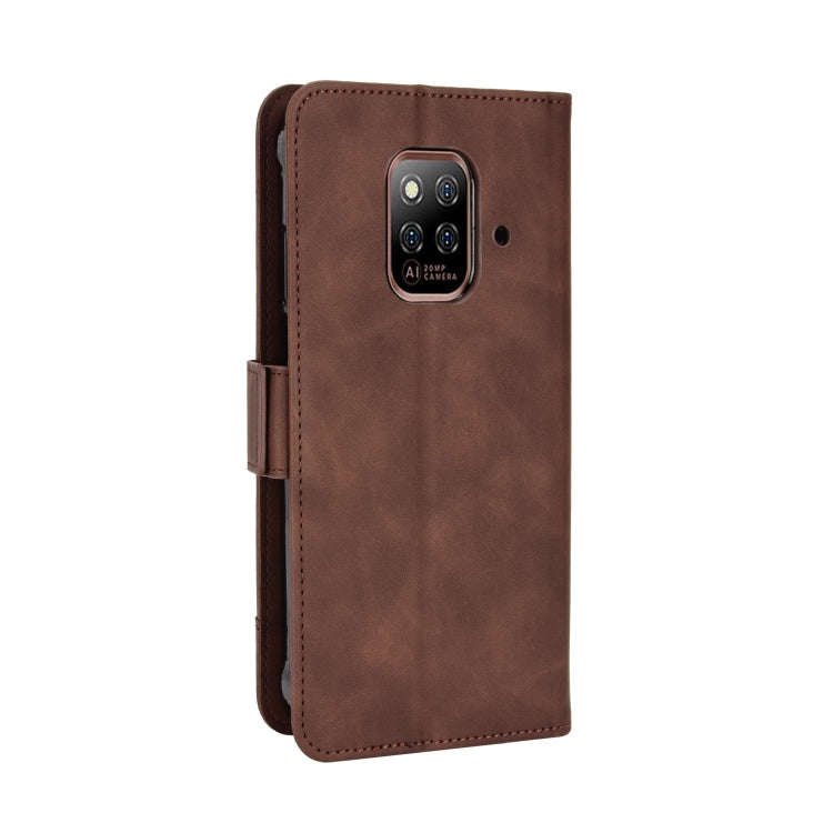 For Ulefone Power Armor 14 / 14 Pro Skin Feel Calf Texture Card Slots Leather Phone Case(Brown)