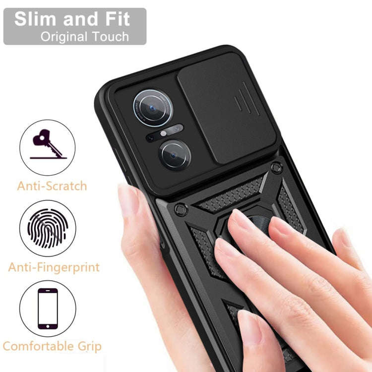 For Huawei nova 9 SE Sliding Camera Cover TPU + PC Phone Case(Black)