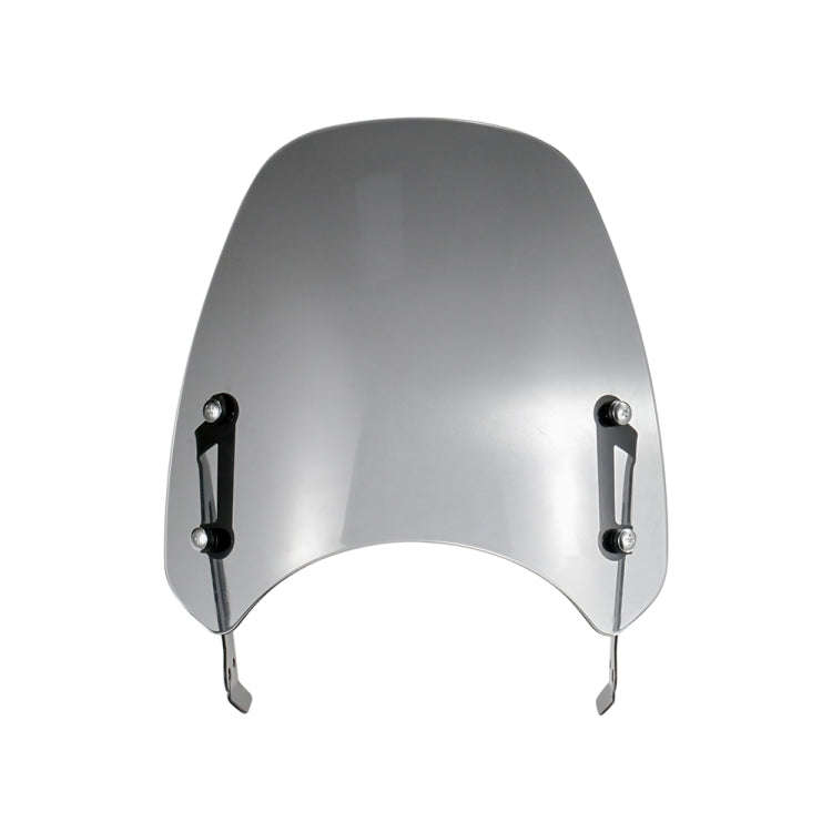 XRL-DF-7654 Motorcycle Headlight Retro Windshield for DUCATI(Transparent Grey)