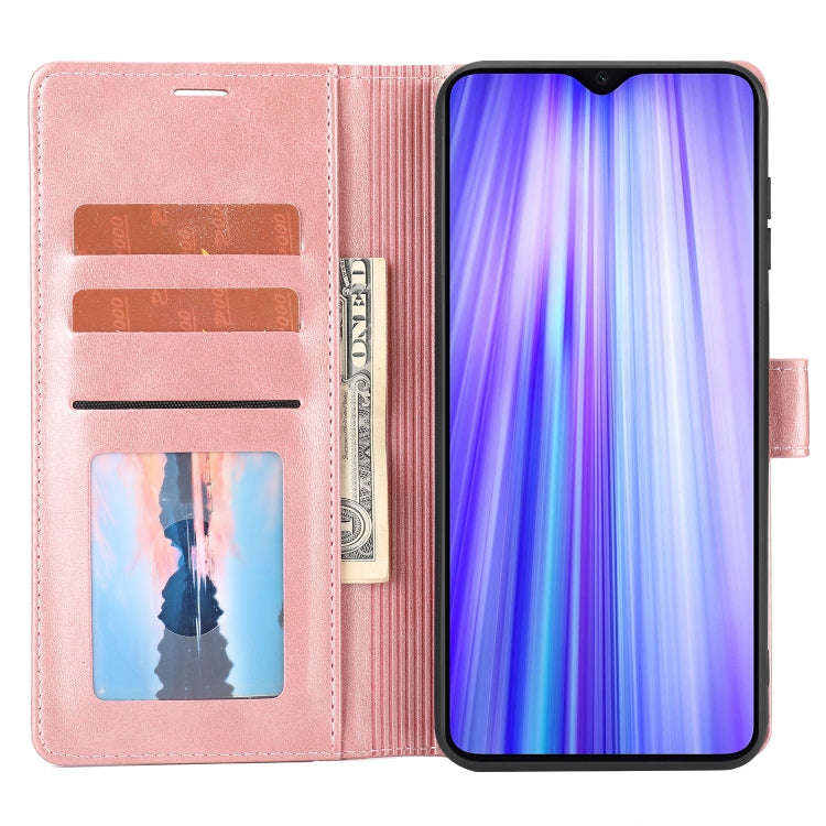 For Xiaomi Redmi 9 Classic Wallet Flip Leather Phone Case(Pink)