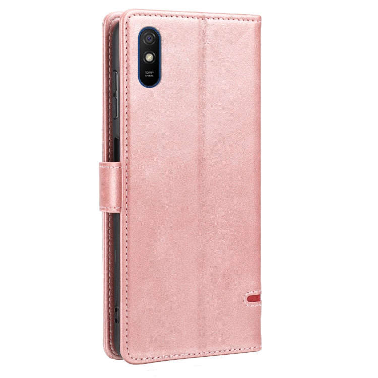 For Xiaomi Redmi 9A Classic Wallet Flip Leather Phone Case(Pink)