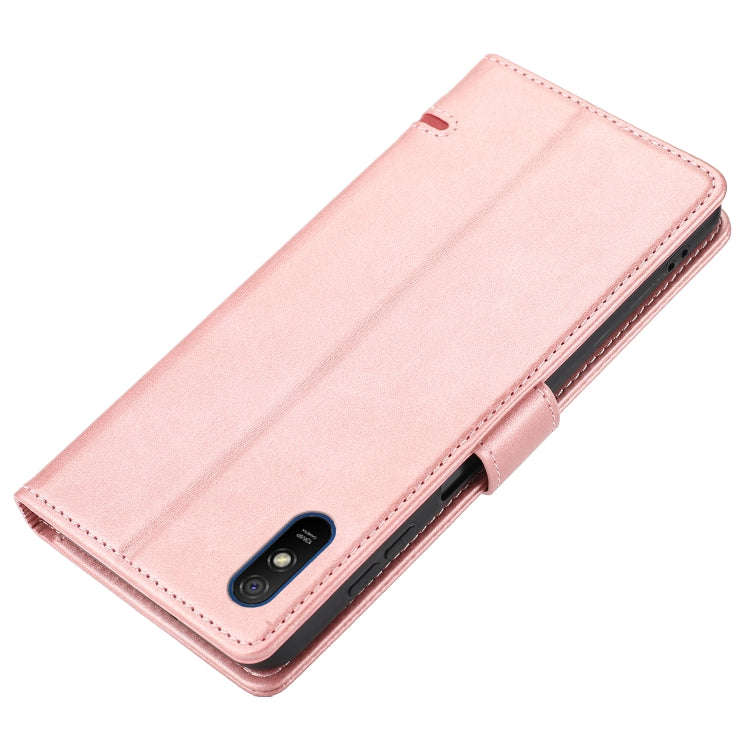 For Xiaomi Redmi 9A Classic Wallet Flip Leather Phone Case(Pink)