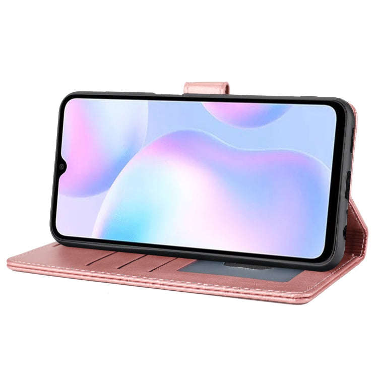 For Xiaomi Redmi 9A Classic Wallet Flip Leather Phone Case(Pink)