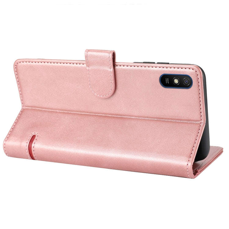 For Xiaomi Redmi 9A Classic Wallet Flip Leather Phone Case(Pink)