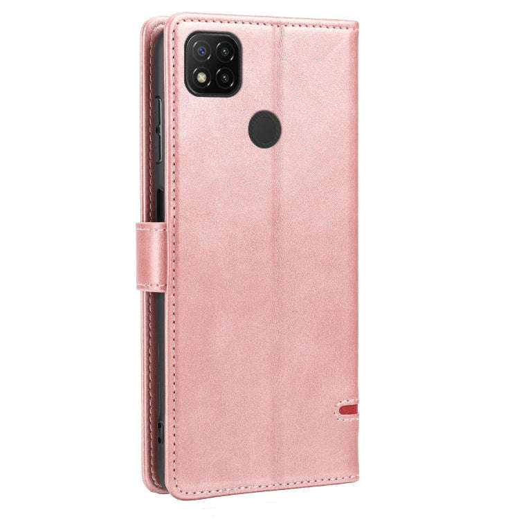 For Xiaomi Redmi 9C Classic Wallet Flip Leather Phone Case(Pink)