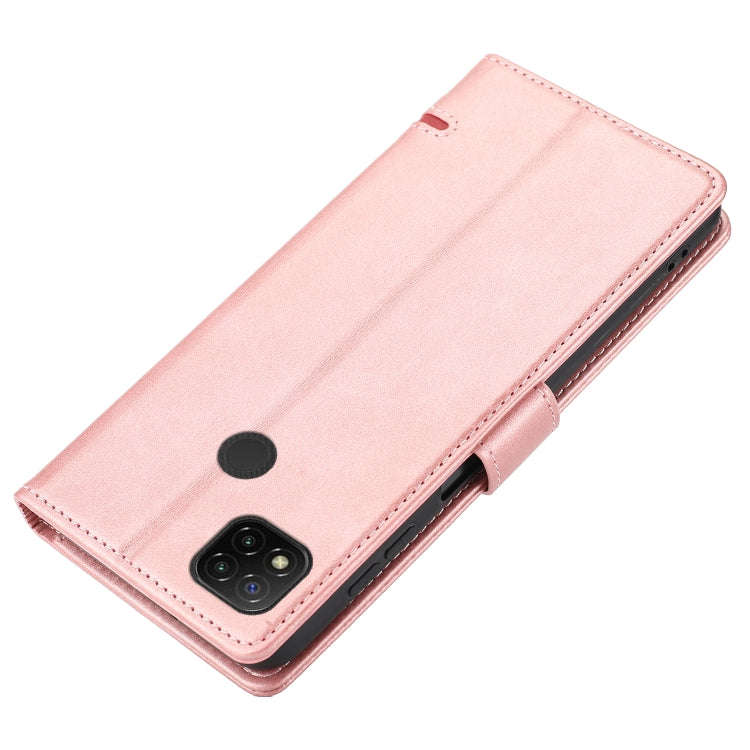 For Xiaomi Redmi 9C Classic Wallet Flip Leather Phone Case(Pink)
