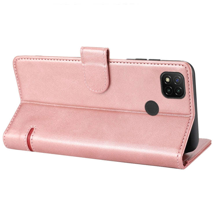 For Xiaomi Redmi 9C Classic Wallet Flip Leather Phone Case(Pink)