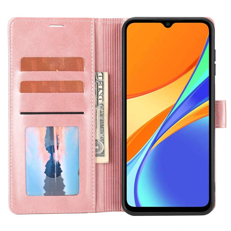 For Xiaomi Redmi 9C Classic Wallet Flip Leather Phone Case(Pink)