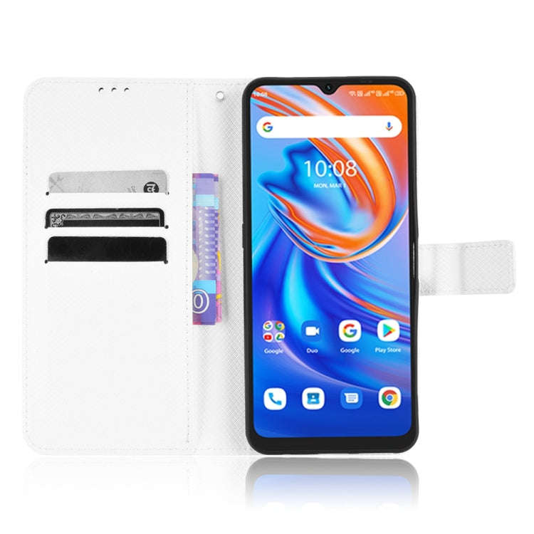 For UMIDIGI A13 / A13 Pro / A13S Diamond Texture Leather Phone Case(White)
