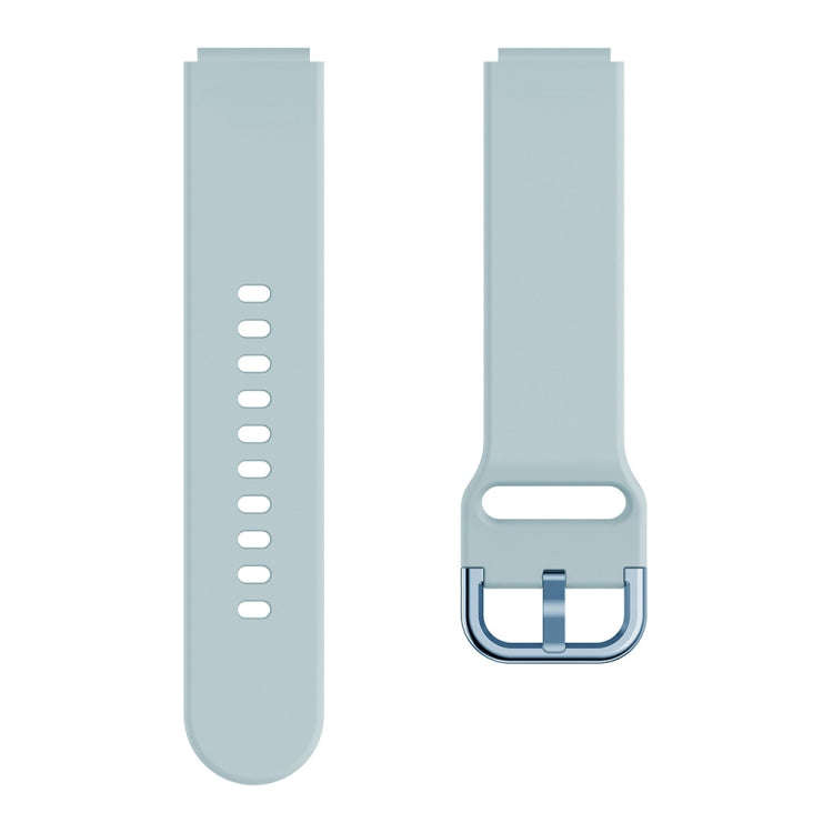 For ID205 / Willful SW021 19mm Electroplating Buckle Silicone Watch Band(Light Blue)